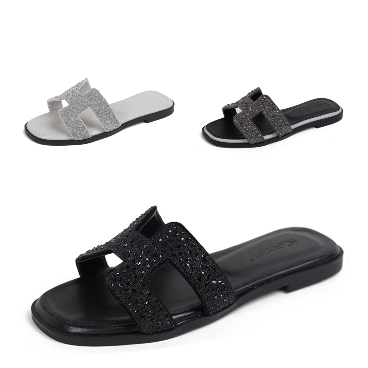 HZGUSIFU Free delivery Slippers Fashionable Japanese minimalist women's cork slippers for casual wear