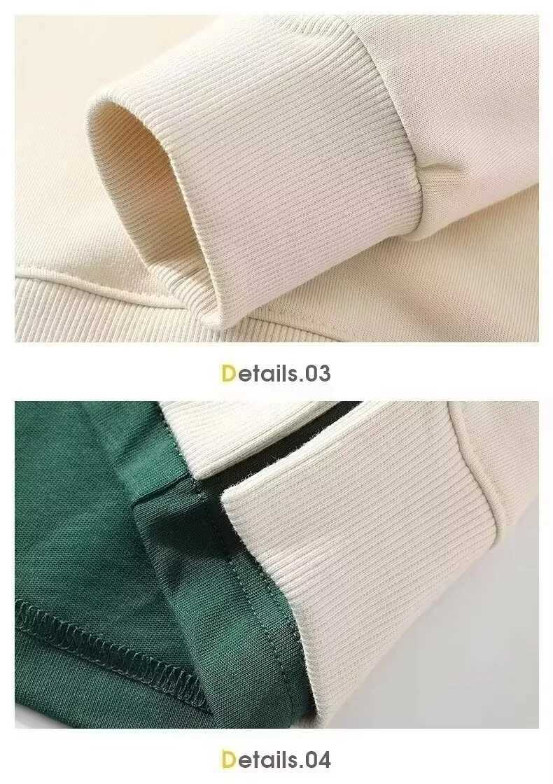 Minimalist Harajuku Trendy Mens Round Neck Printed Sweatshirt 2025 Autumn Long Sleeve Sweatshirt Loose Casual Set M260320