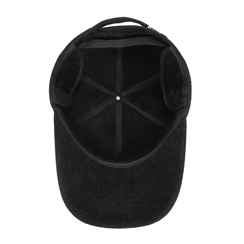 Thickened Style Casual Type Multi-functional Baseball Cap Suitable For Outdoor Use To Protect Against Wind And Snow And Keep Ears Warm, With A Simple 