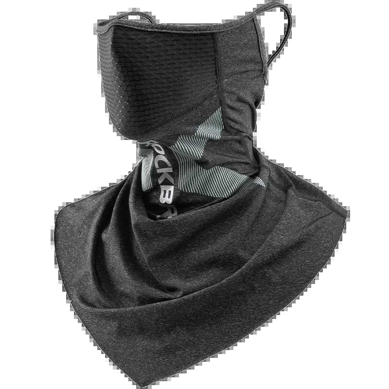 ROCKBROS Ice Silk Cycling Face Mask UV Sun Protect UPF50 Summer Breathable Collar Scarf MTB Road Motorcycle Bike Bicycle Mask M260320