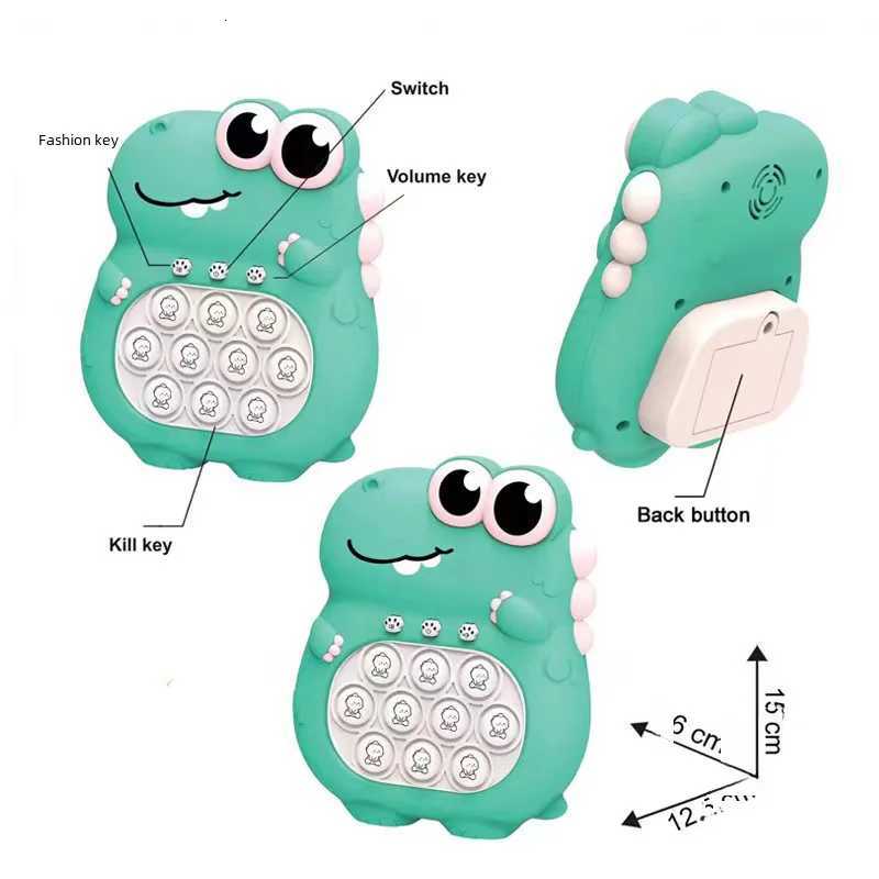 Upgraded Electronic Pop Light Fidget Toy for Children and Adults Quick Push Game Stress Relief Sensory Toy Gift Y260319