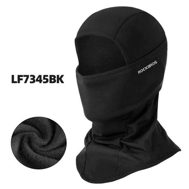 ROCKBROS Full Face Mask Warm Winter Scarf Balaclava Helmet Liner Fishing Skiing Hiking Bike Mask Windproof Breathable gear M260320
