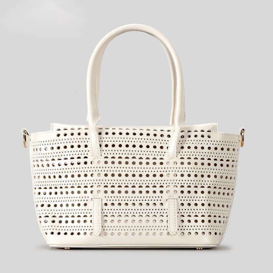 Large Capacity Hollow Woven Tote Niche Casual Handbag Vacation Basket Mother Beach Bag