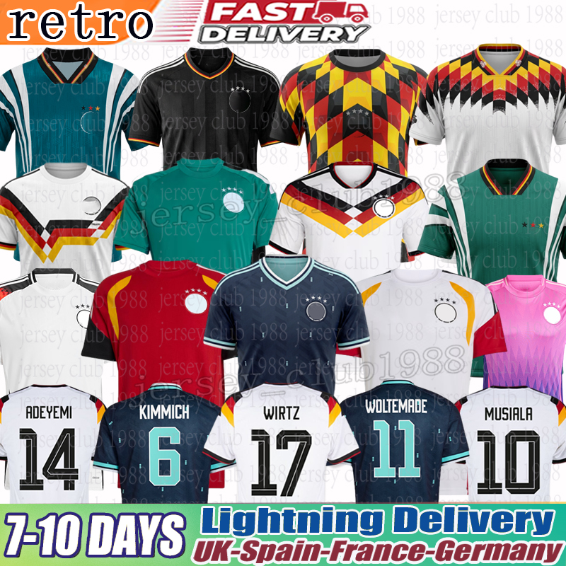 Germany jersey 2026 Heimtrikot Musiala soccer jersey Wirtz Havertz Kimmich RUDIGER Raum MULLER football shirt kids retro jersey 4XL deutschland trikot home away