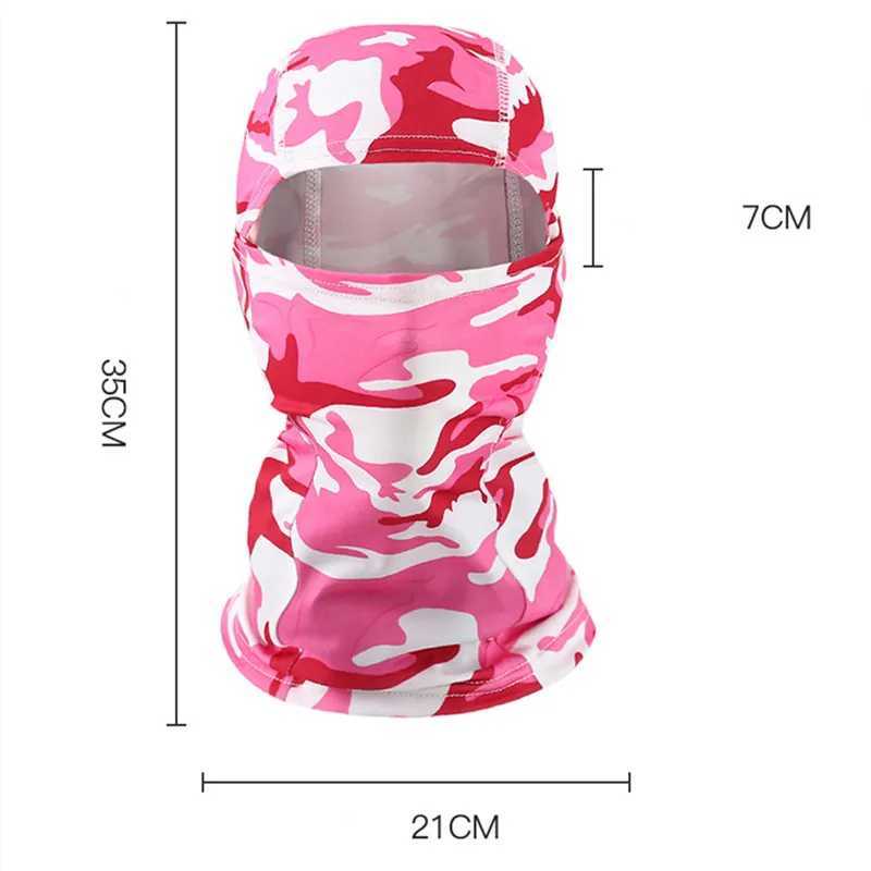 Men Tactical Balaclava Face Mask Summer Sun Protection Bandana Cooling Neck Gaiter Hiking Scarves Motorcycle Cycling Helmet Hood M260320