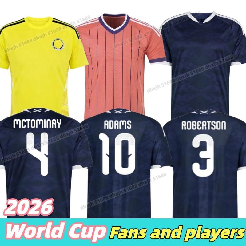 Scotland World Cup 2026 Soccer Jersey ROBERTSON Mctominay Mcgregor SHANKLAND MCGREGOR Scotland Football Shirt Top 26 27 Maillot Goalkeeper Jerseys