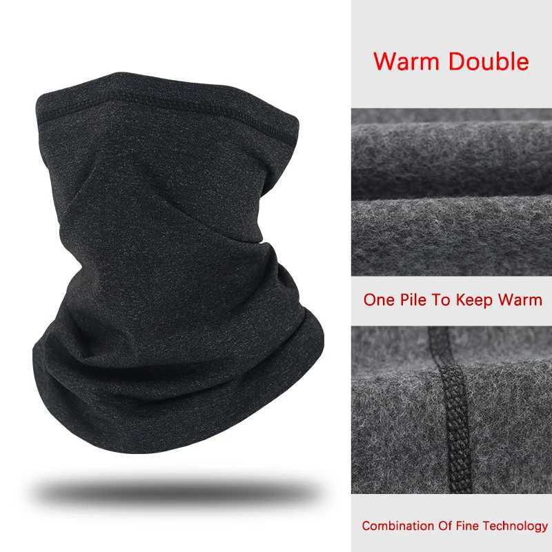 Neck Warmer Autumn Winter Cycling Outdoor Hiking Face Mask Men Women Soft Sport Couriers Thick Fleece Warm Skiing Neck Cover M260320