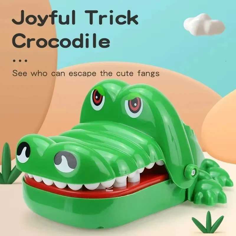 Crocodile Teeth Toys For Kids Alligator Biting Finger Dentist Games Funny For Party And Children Game Of Luck Pranks Kids Toys Y260319