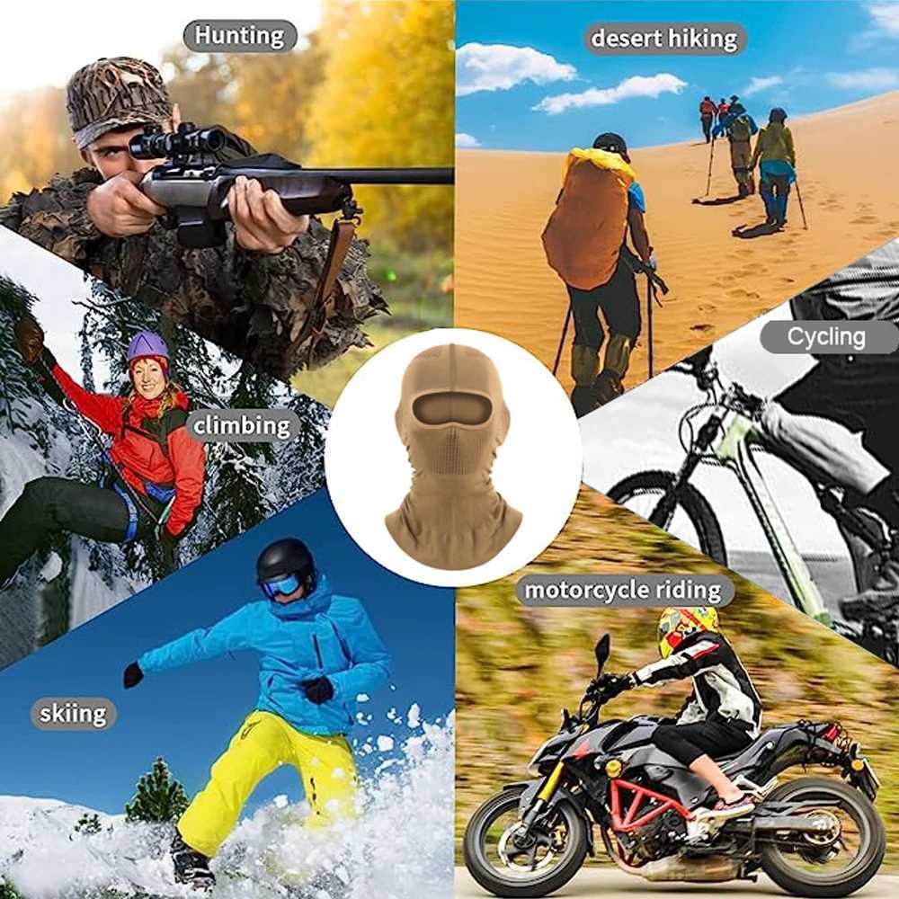 1PC High Elasticity Breathable Balaclava Full Face Mask for Cycling Ski Motorcycle Helmet Liner Neck Scarf M260320