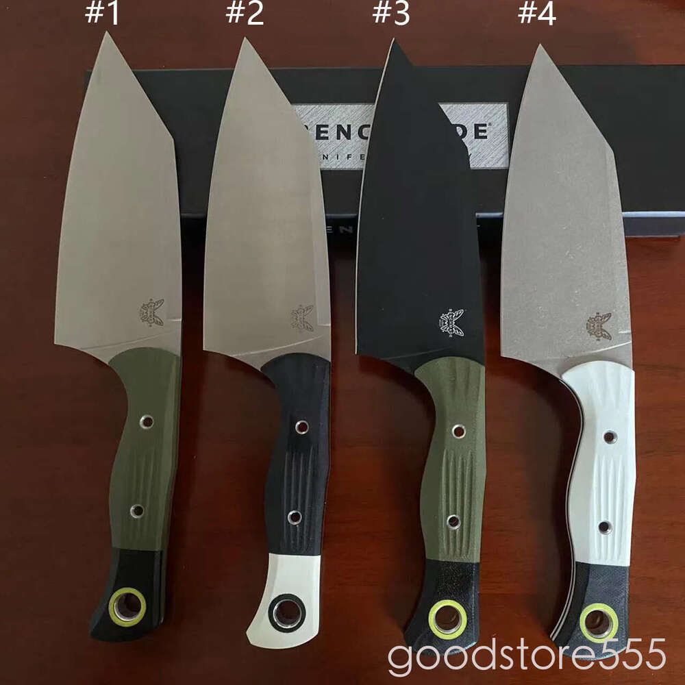 4Models pocket knife 4010BK-01 couteau Fixed fixed blade knife Blade Knife 5.82 CPM-154 Black Clip Point Blade, OD G10 Handles with G10 Bolsters