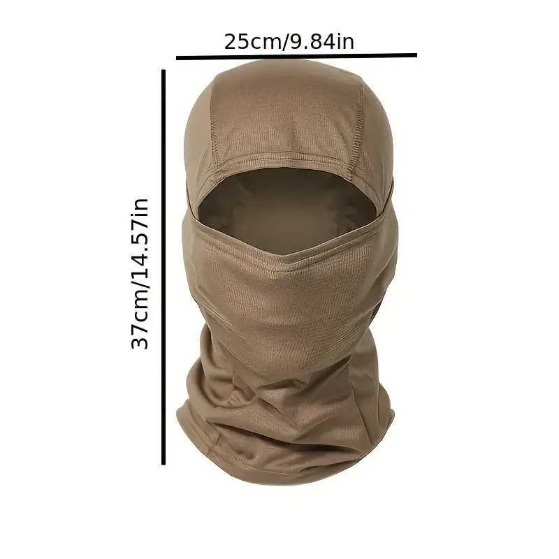 Tactical Windproof Balaclava for Bicycle Riding Full Cover Outdoor Hunting Hiking Warm Shield Ski Scarf M260320