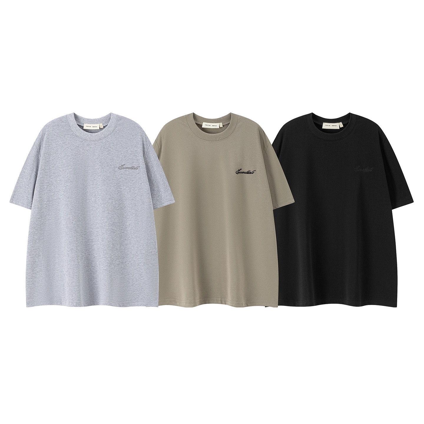 Men's Plus Tees & Polos Round neck embroidered and printed polar style summer wear with street pure cotton r2w6755