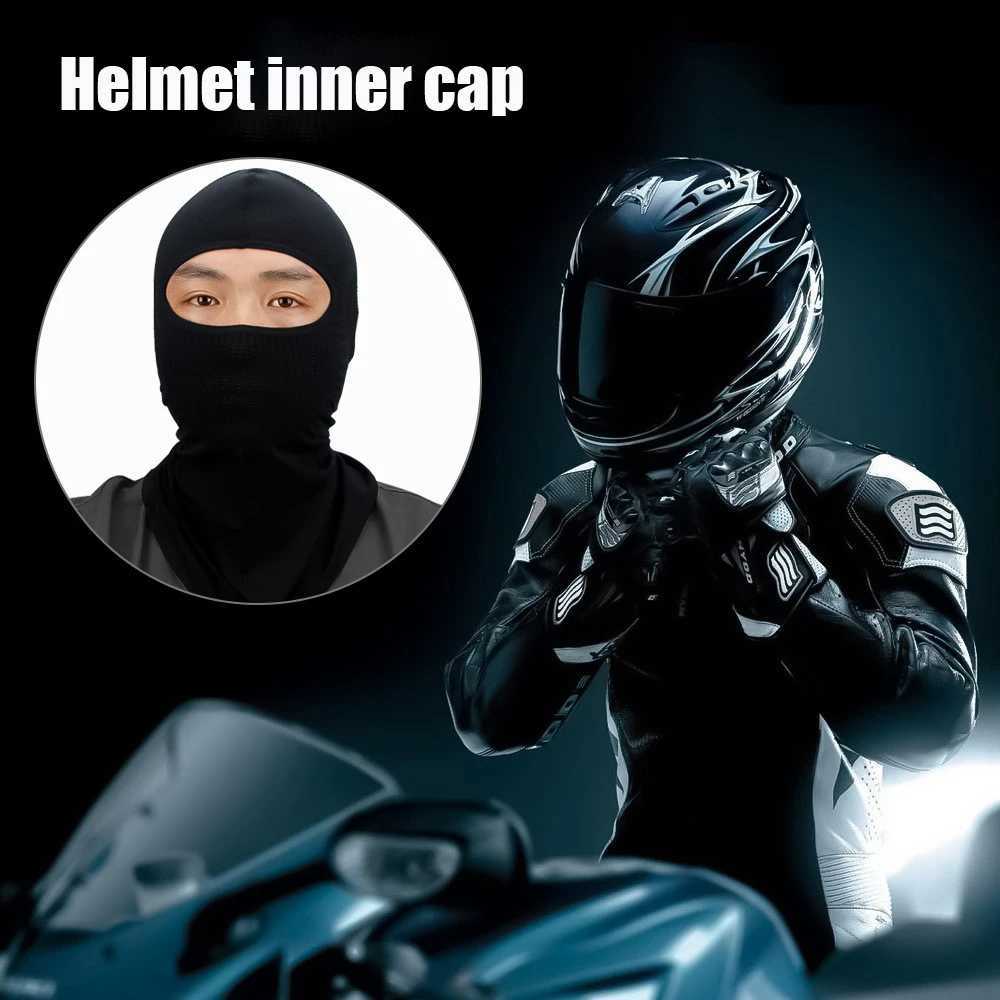 Breathable Balaclava Hat High Elasticity Motorcycle Full Face Mask Bicycle Ski Motorcycle Helmet Inner Scarf gear M260320