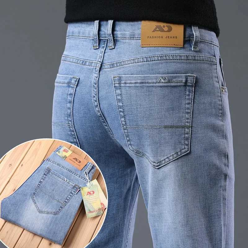 2026 Brand Best Price Comfort Straight Denim Pants Mens Jeans Business Casual Elastic Male High Quality Trousers D260320