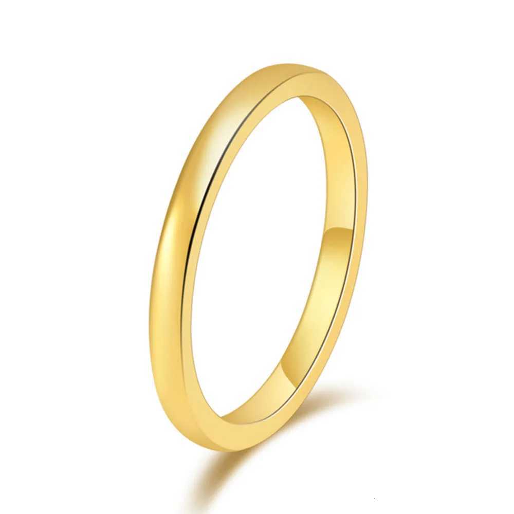 Japanese and Korean 2mm exquisite ultra-fine tungsten steel ring couple tail ring simple plain ring pair ring glossy jewellery H260320 - view 3