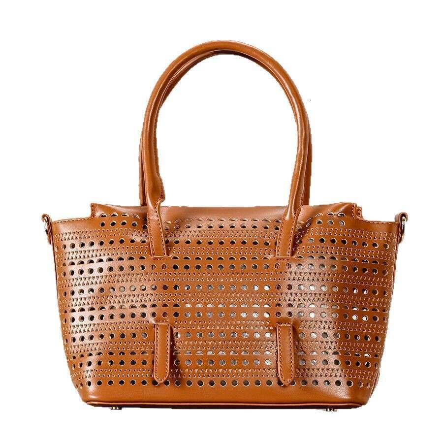 Large Capacity Hollow Woven Tote Niche Casual Handbag Vacation Basket Mother Beach Bag