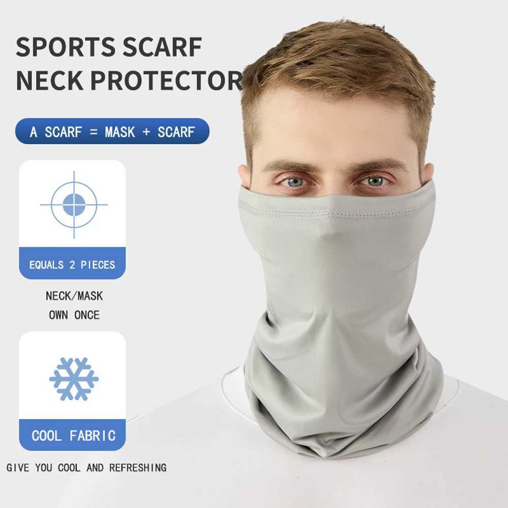 Cycling sun protection scarf outdoor fishing breathable quick-drying motorcycle scarf ice silk cycling mask M260320