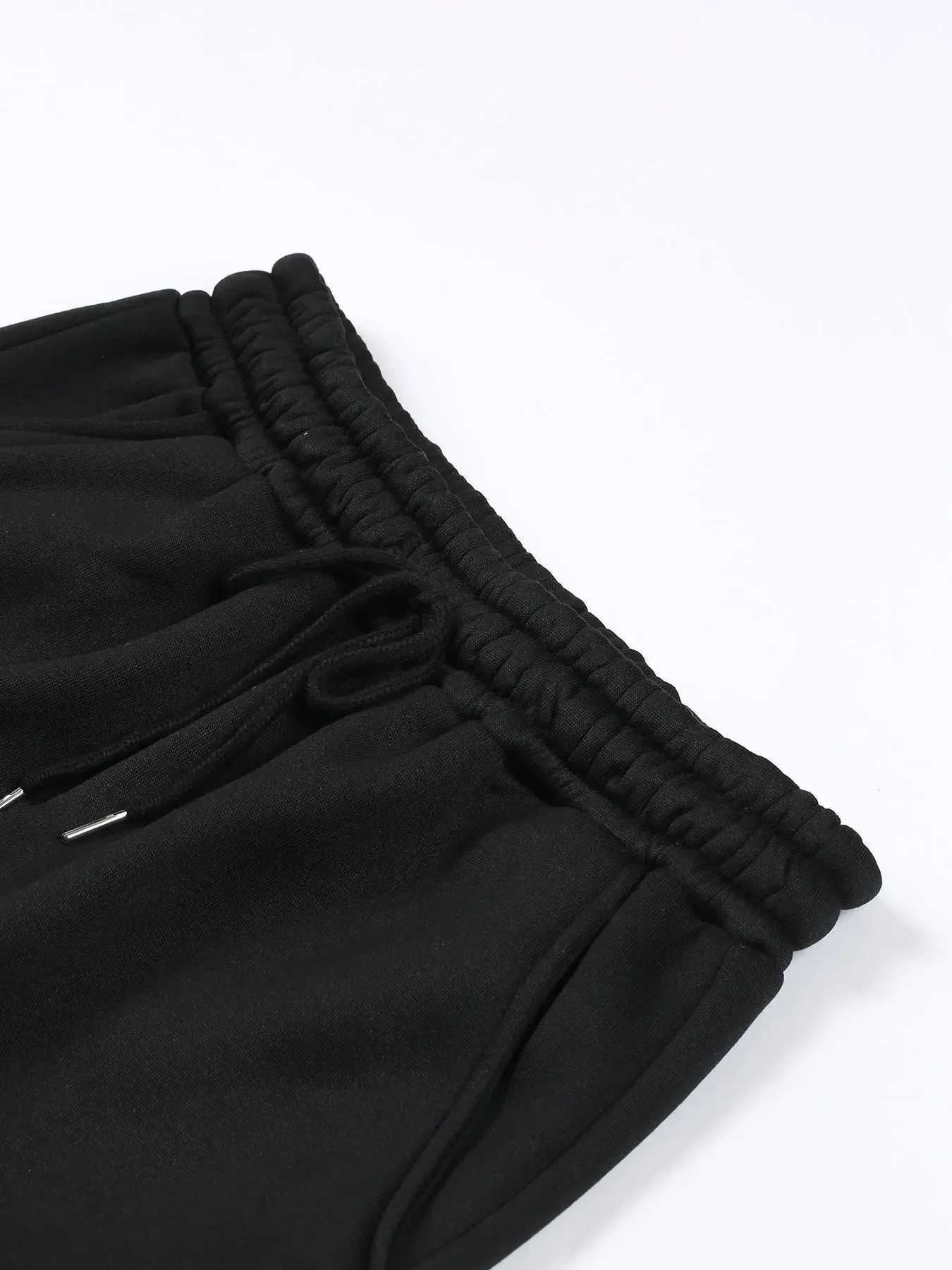 Autumn Winter 2-piece set 100Cotton Printed Sweater round-neck sweatshirt Paris France Print tapered pants Mens Oversized Y2K M260320