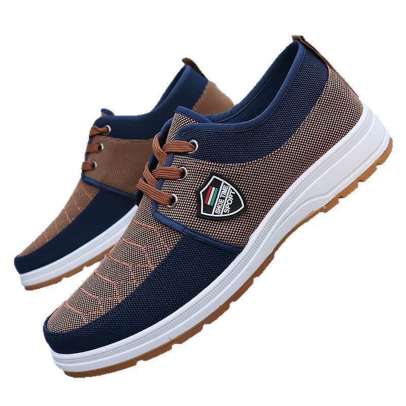 Free shipping Plus Size Old Beijing Lace-Up Canvas Men's Sneakers Wear-Resistant Casual Breathable Work Cloth Shoes