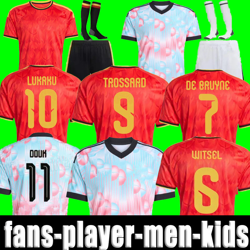 XXXL 4XL 2026 belgium DE BRUYNE soccer jerseys 26 27 WITSEL TROSSARD Doku Openda Onana football shirts men kids kits home away fans player version R. LUKAKU T.HAZARD