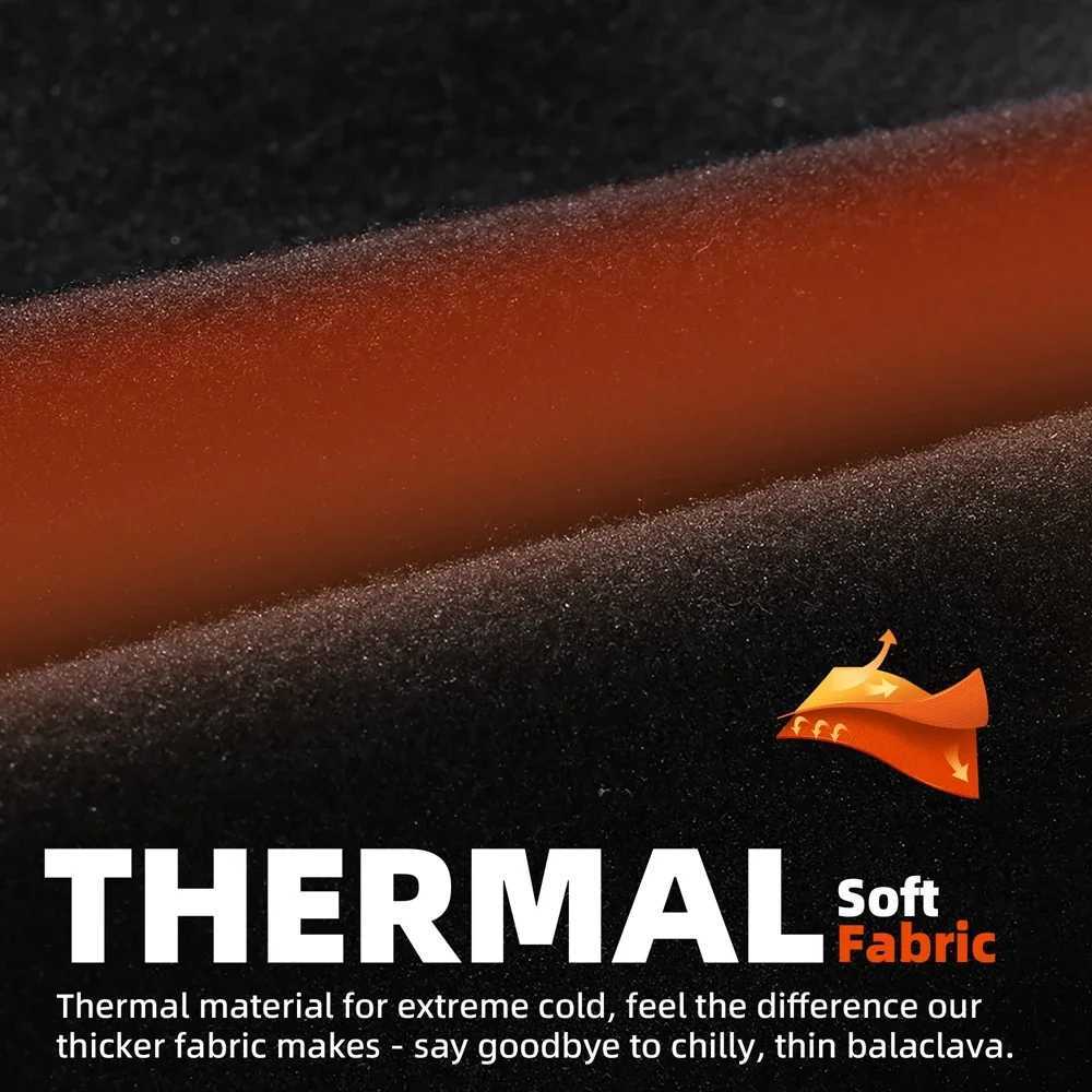 Winter Thermal Balaclava Fleece Cold-proof Full Face Mask Ski Outdoor Sports Hiking Cycling Snowboard Hood Scarf Neck Warmer M260320