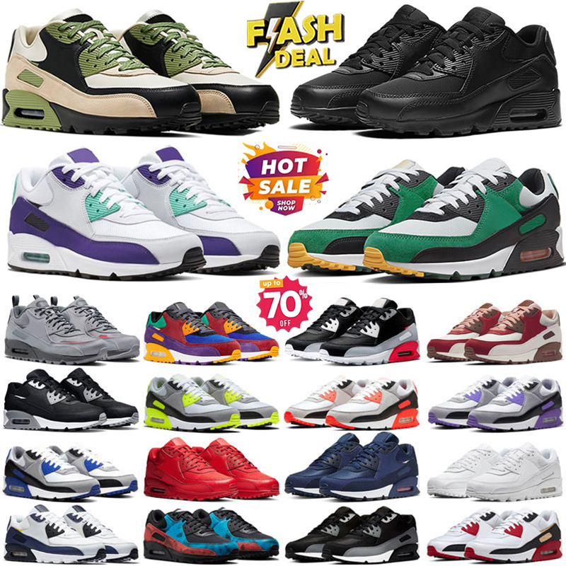 Men Sneakers Classic 90S Running Shoes For Mesh Black White Breathable Women Sports Trainer Leather Outdoor Walking Designer Surface Eur 36-45