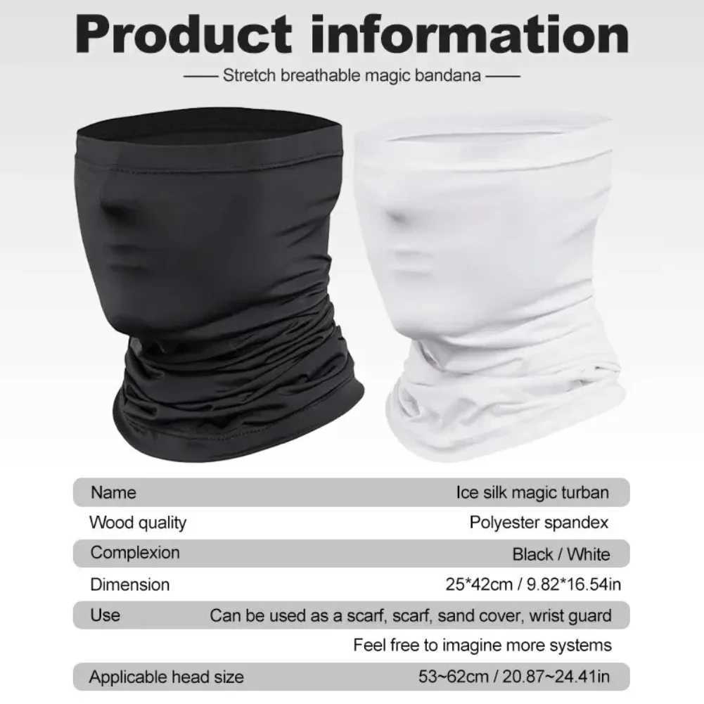 Cycling Face Mask Absorb Sweat Breathable Fishing Training Sport UV Face Scarf Neck Gaiter Summer Face Bandana Safety protection M260320