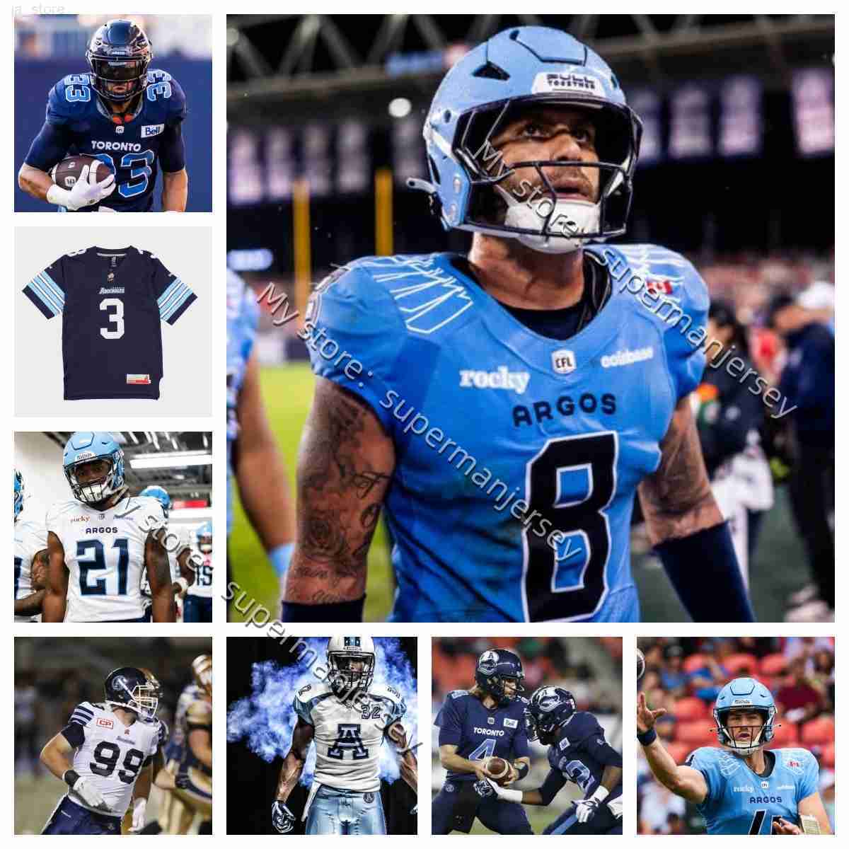 CFL 2026 Toronto Argonauts football JERSEY