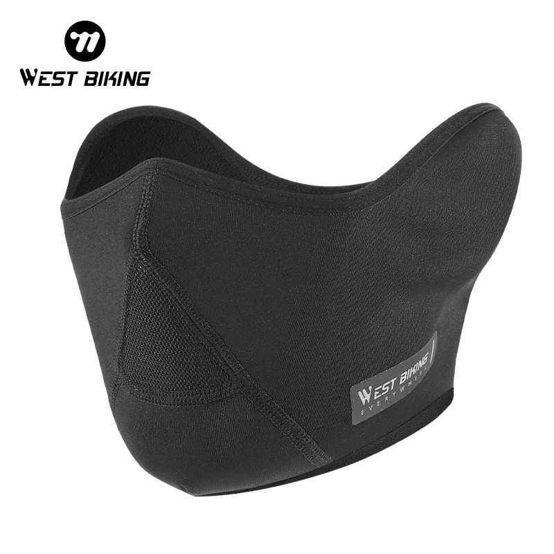 WEST BIKING Cycling Mask Cold-Proof Hiking Ice Fishing Scarf Fleece Ear Muffs Windproof Breathable Warm Mask Thermal Sport Gear M260320