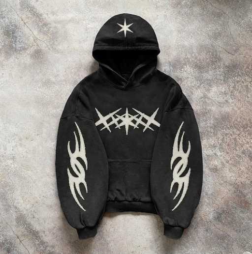 Men's 24 New Skull European and American Style Lazy Style Hoodie Couple Internet-Famous Long-Sleeved Top C260120