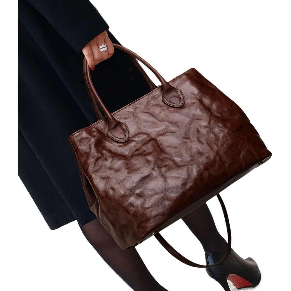 New Luxury Textured Genuine Leather Women Handbag, Fashion Tote Hobo Shoulder Crossbody Elegant Lady Daily Commute Bag, Factory Wholesale SENYY