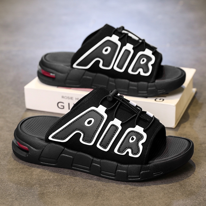 2026 Summer Men's Fashion Slip-On Slides Air Cushion Single Strap Sandals