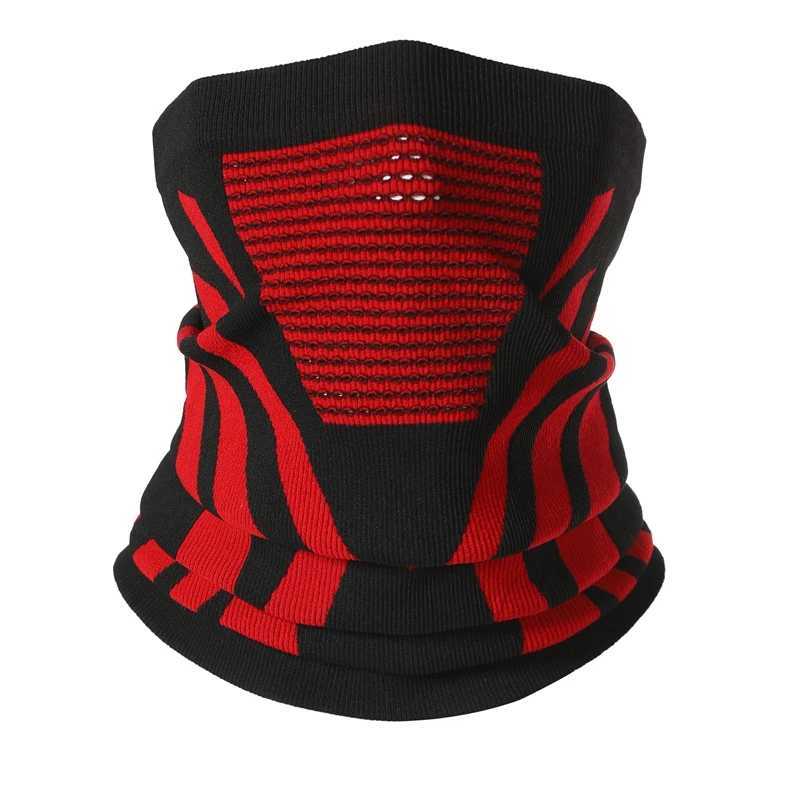 New Face Bandana Mask Cover Neck Warmer Bicycle Cycling Scarf Hiking Breathable Mask Winter Outdoor Windproof Thickened Mask Bib M260320