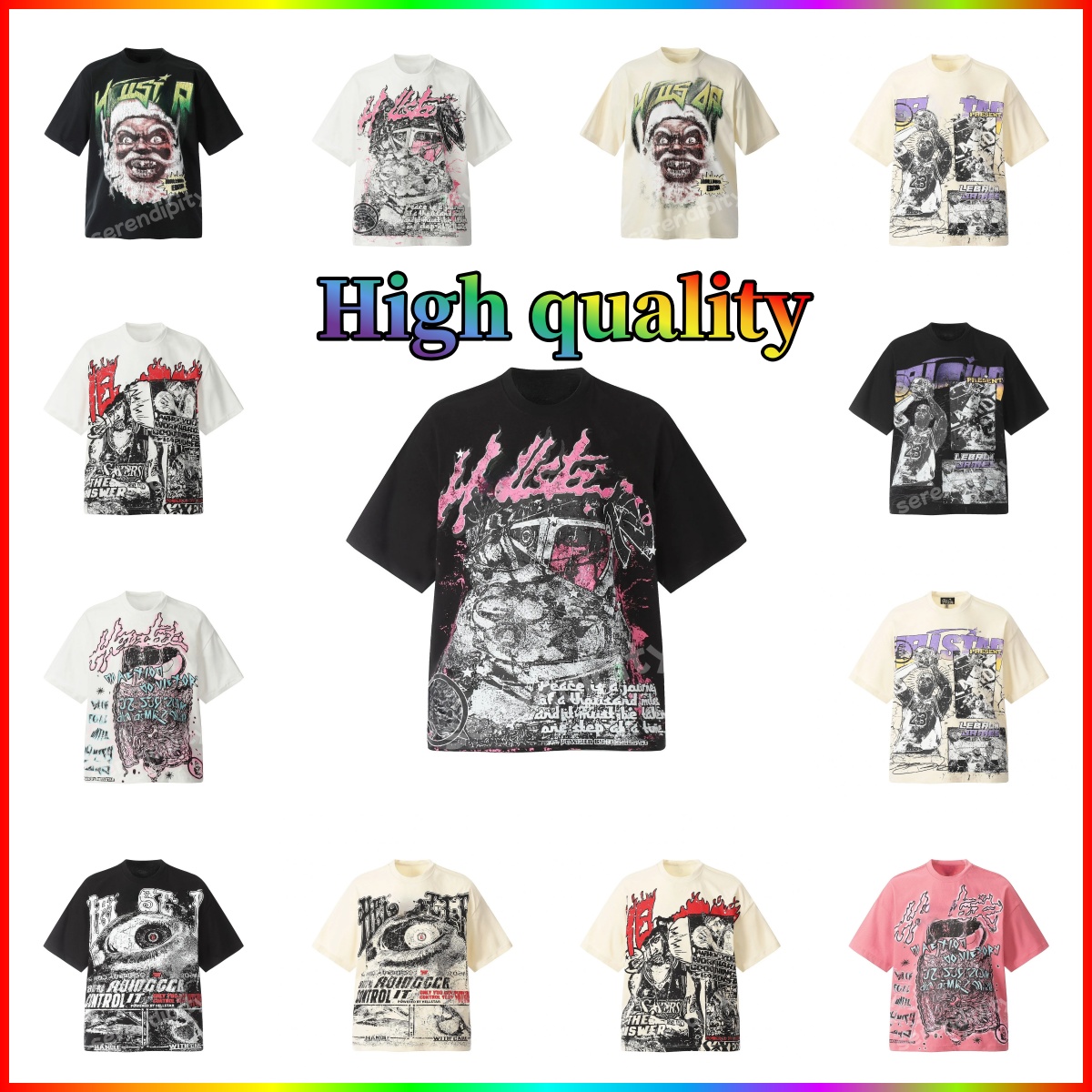 hellsstar designer t shirt hellsstarhelllstar shorts neck T-shirt flowers mens white shirts summer men t shirts for men spring beach tshirt gray short sleeve cotton