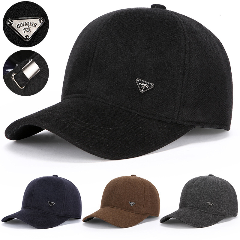 Thickened Style Casual Type Multi-functional Baseball Cap Suitable For Outdoor Use To Protect Against Wind And Snow And Keep Ears Warm, With A Simple 
