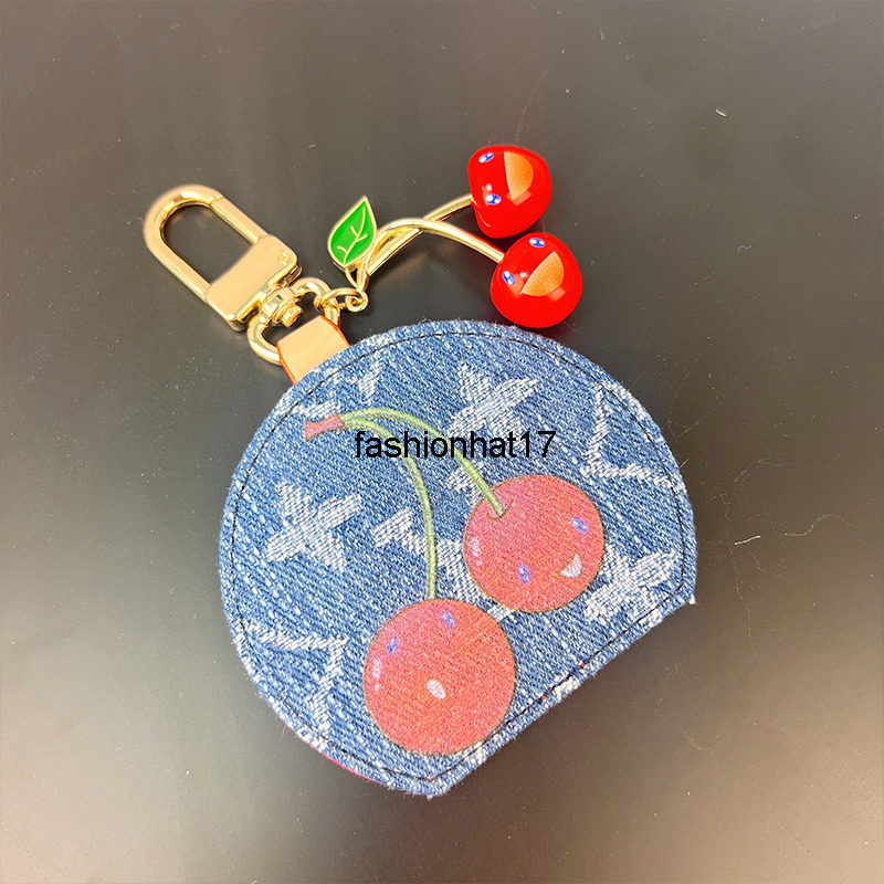 Key Rings Keychains Lanyards designer Keychain bag charm denim mirror Classic Exquisite Luxury Designer Car Zinc Alloy Letter Unisex Lanyard Gold Black Metal Small