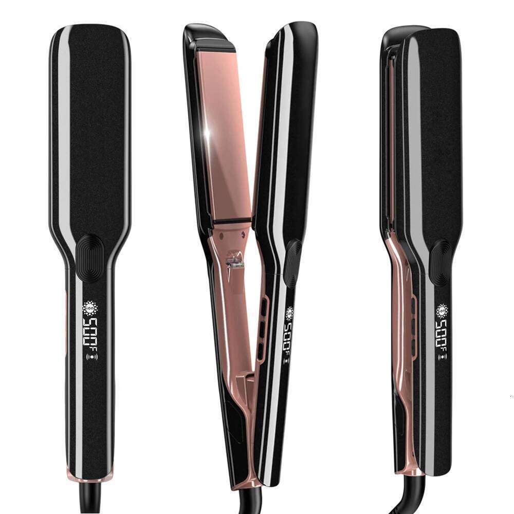 Professional Straightener Keratin Treatment Wide Plate 500F Flat Irons For Frizzy Hair Recovers Damage 110-240V 26Y0320