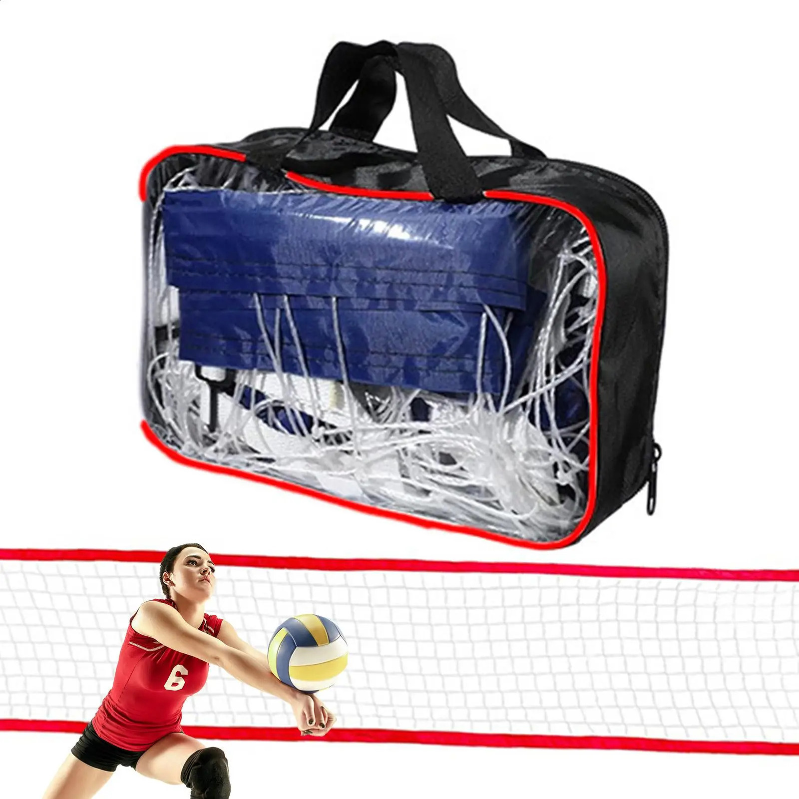Swimming Pool Volleyball Net Portable Water Volleyball Game Toy Adjustable Sport Equipment for Tennis Beach Party Family Kids 260316