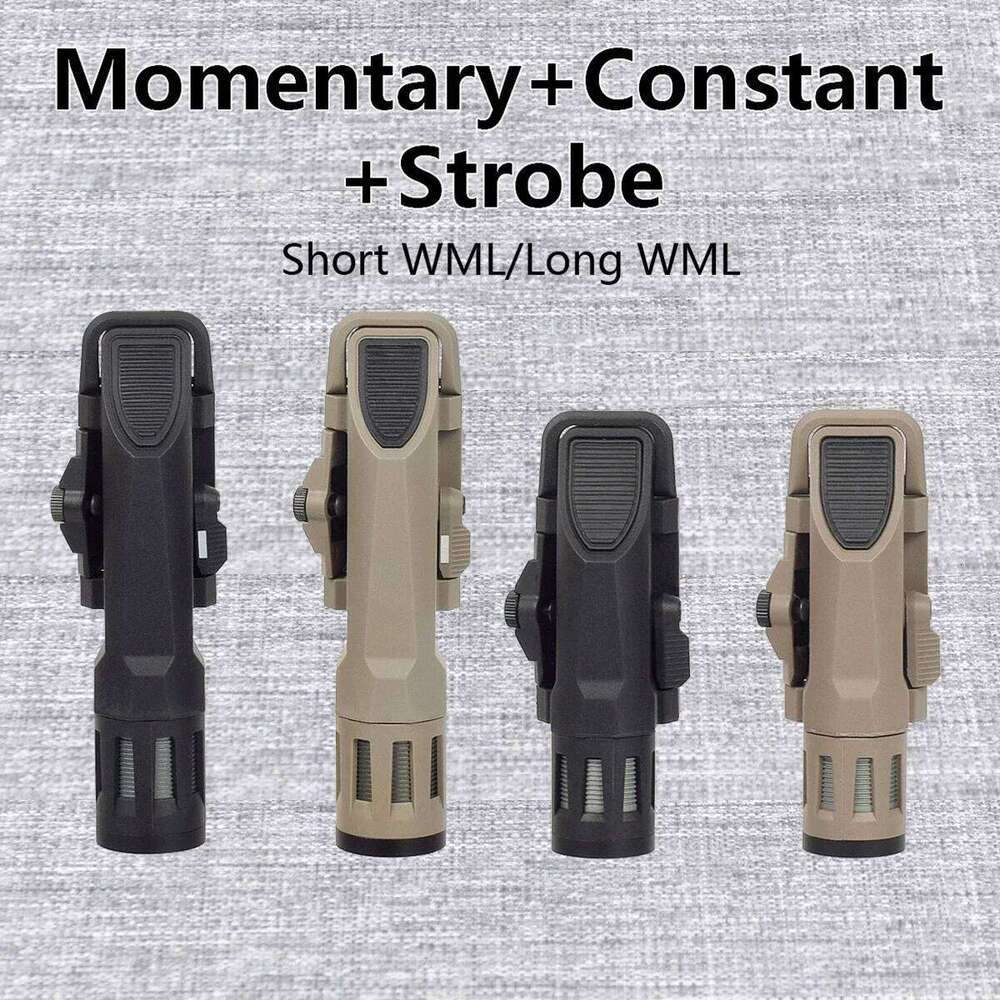 Tactical INFORCE WML Weapons Scout Flashlight Fit Airsoft Rifle AR15 APL APL-C Pistol Gun Light Hunting Strobe Torch 26Y0318