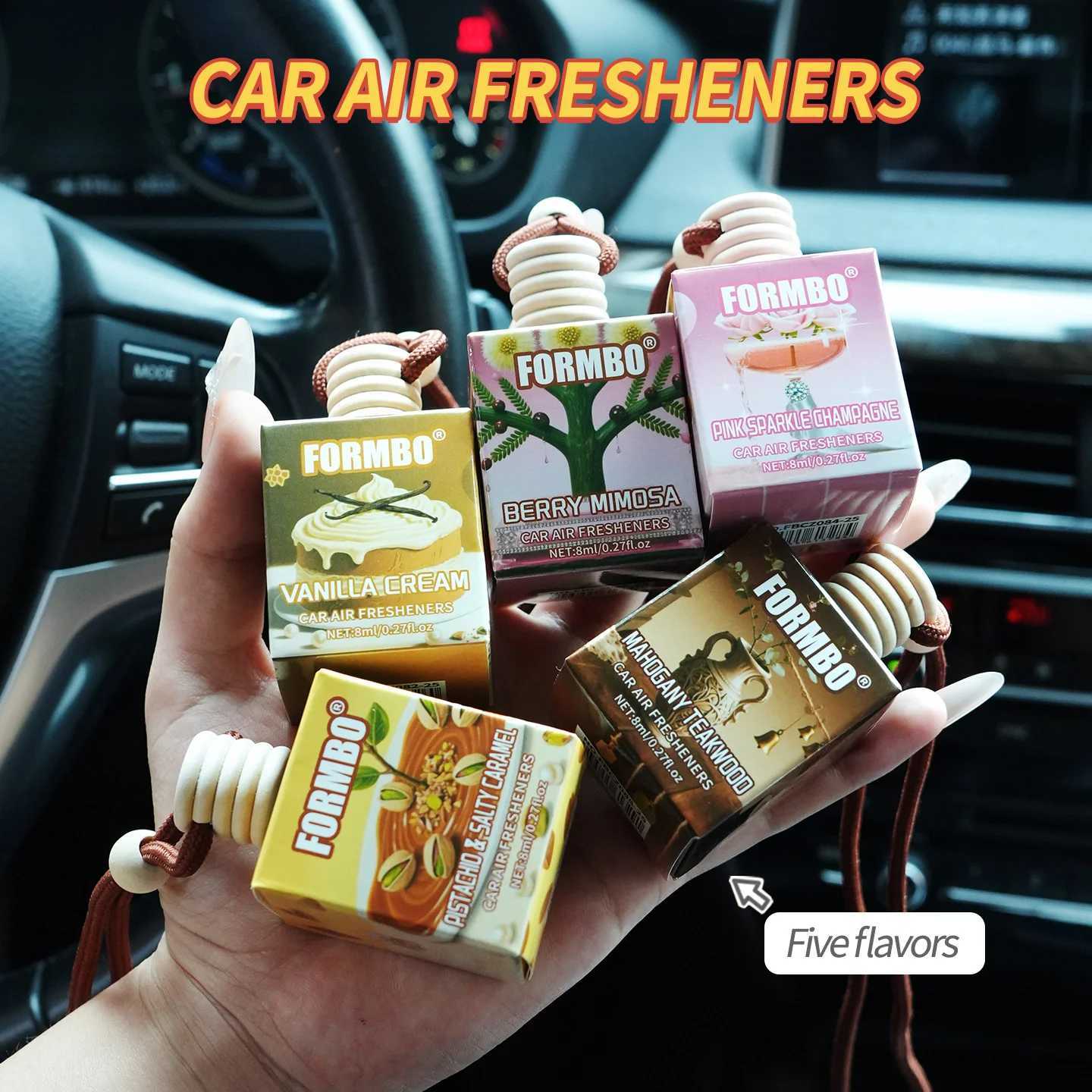 Car perfumefresh flower fragrancelasting charming fragrance fragrance used for interior decoration long-acting air freshener H260319