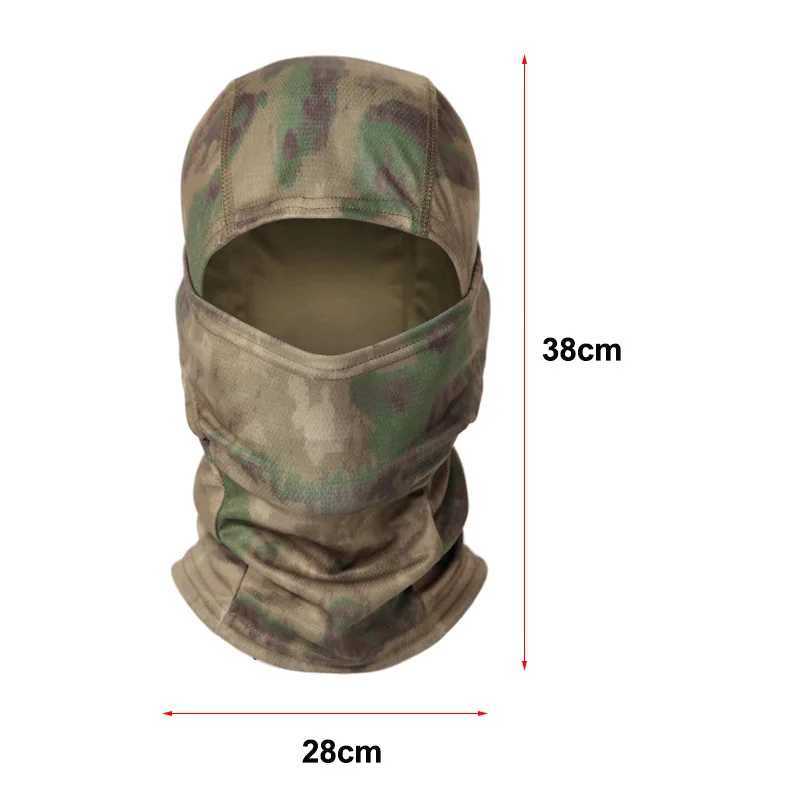Tactical Camouflage Balaclava Full Face Mask Wargame CP Military Hat Hunting Bicycle Cycling Army Bandana Neck Gaiter M260320