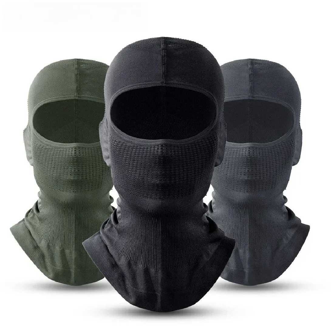 Balaclava Hat Full Face Mask Breathable Sun Protection Elastic Face Cover for Sports Hiking Camping Ski Outdoor Scarf Men M260320
