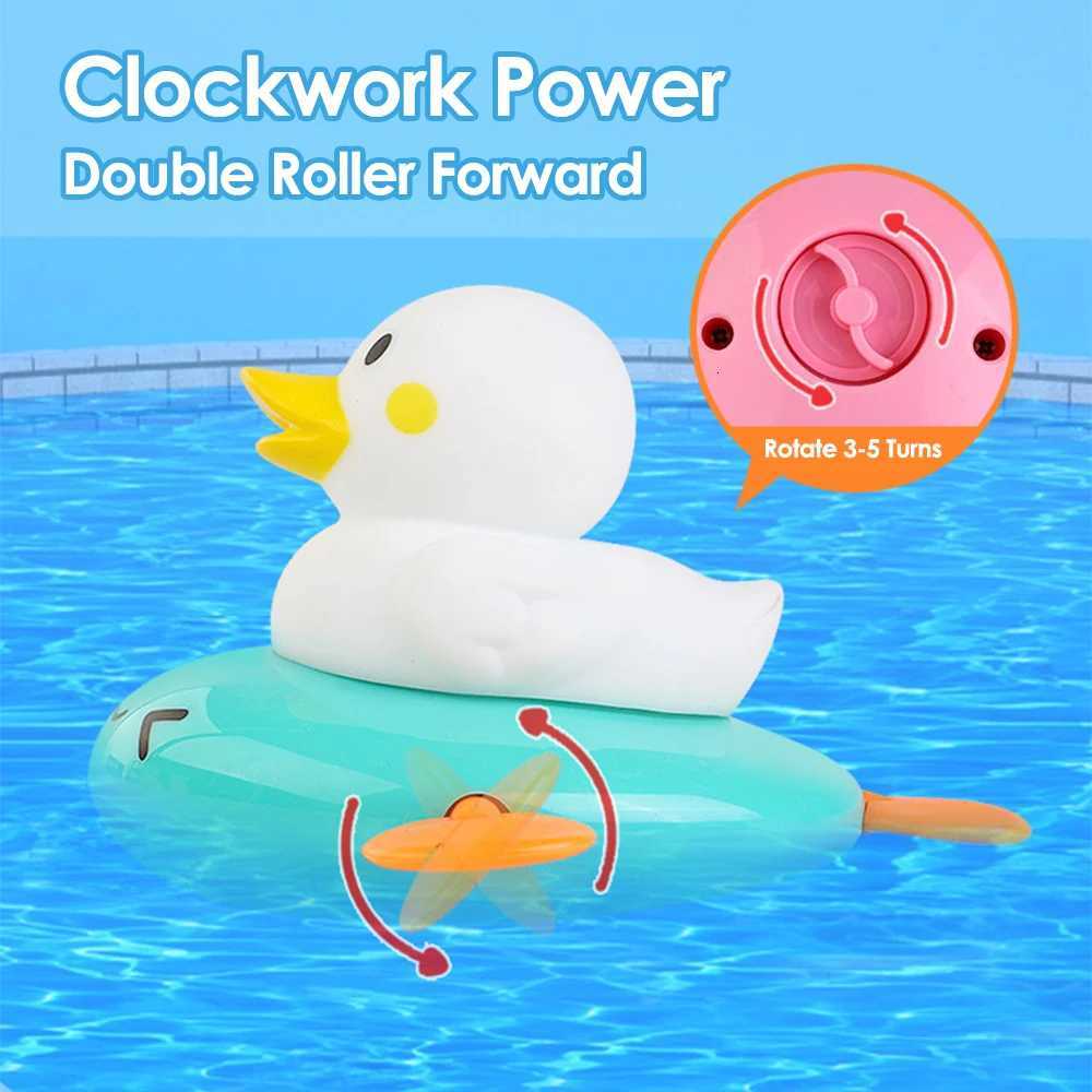 Baby Bath Toy Bathing Cute Ducks piglets cows Swimming Water Spraying Clouds Shower Bath Toy For Kids Water Playing Toy Y260319