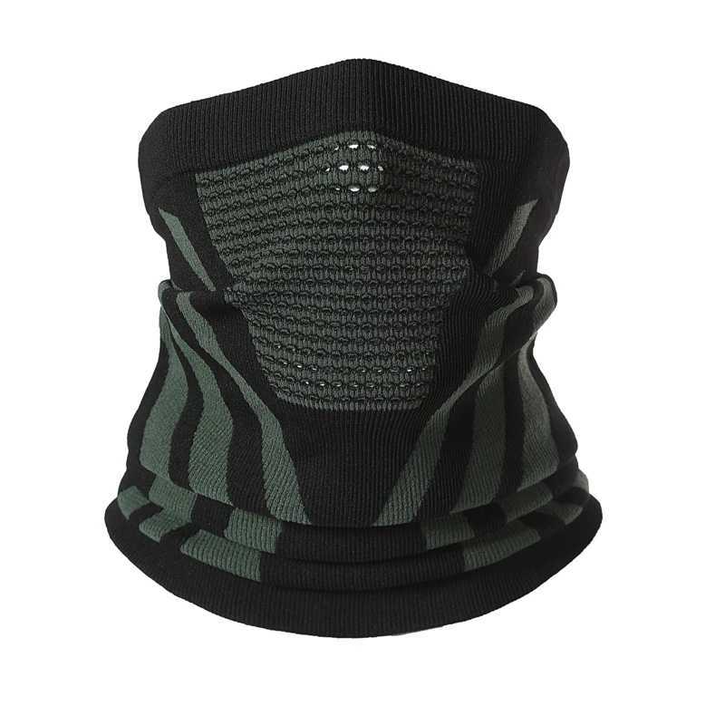 New Face Bandana Mask Cover Neck Warmer Bicycle Cycling Scarf Hiking Breathable Mask Winter Outdoor Windproof Thickened Mask Bib M260320