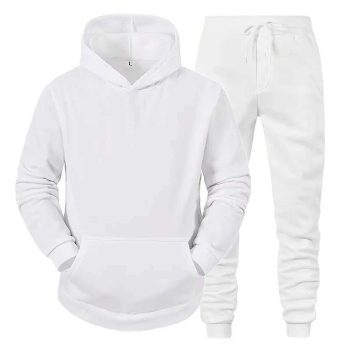 2025 New Men Sportswear Sweater Hoodies Pants Sports Clothing Spring Autumn Sets Jogging Trousers Running Male Tracksuits M260320