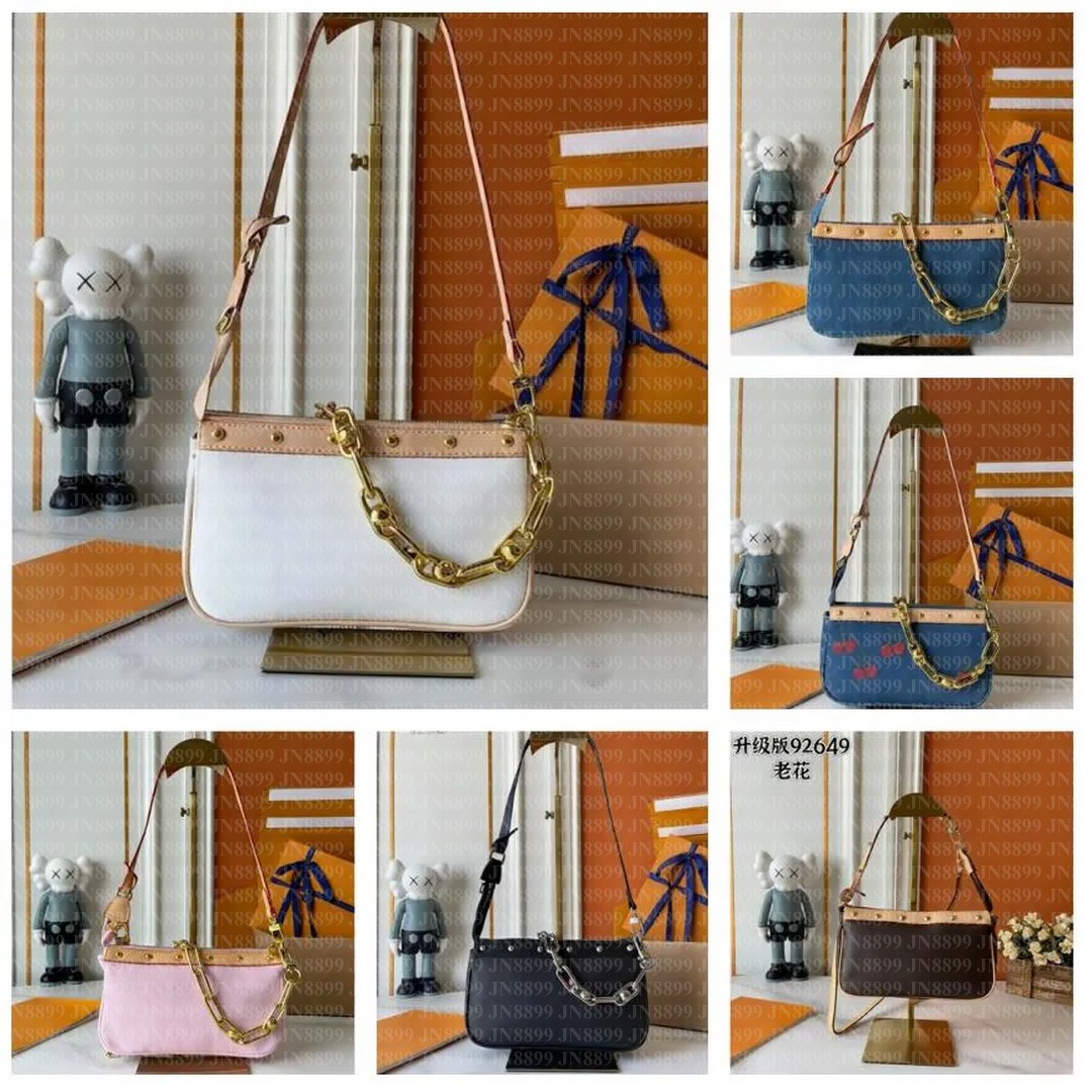 Designer bag Underarm Mahjong Bag women bag classic old flower Chain small bag retro single shoulder bags crossbody carrying bag Cosmetic women tote bag Clutch bag