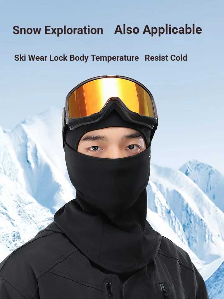 TOSUOD Autumn and winter cycling ski gear motorcycle with velvet full face windproof face mask warm scarf for men and women M260320