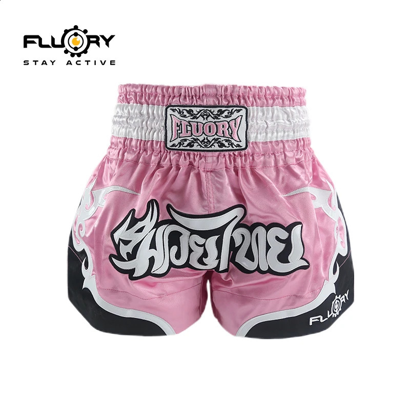 Fluory Thai Boxing Short Men Women Kids Fairtex Shorts MMA shorts Pants embroidery 260319