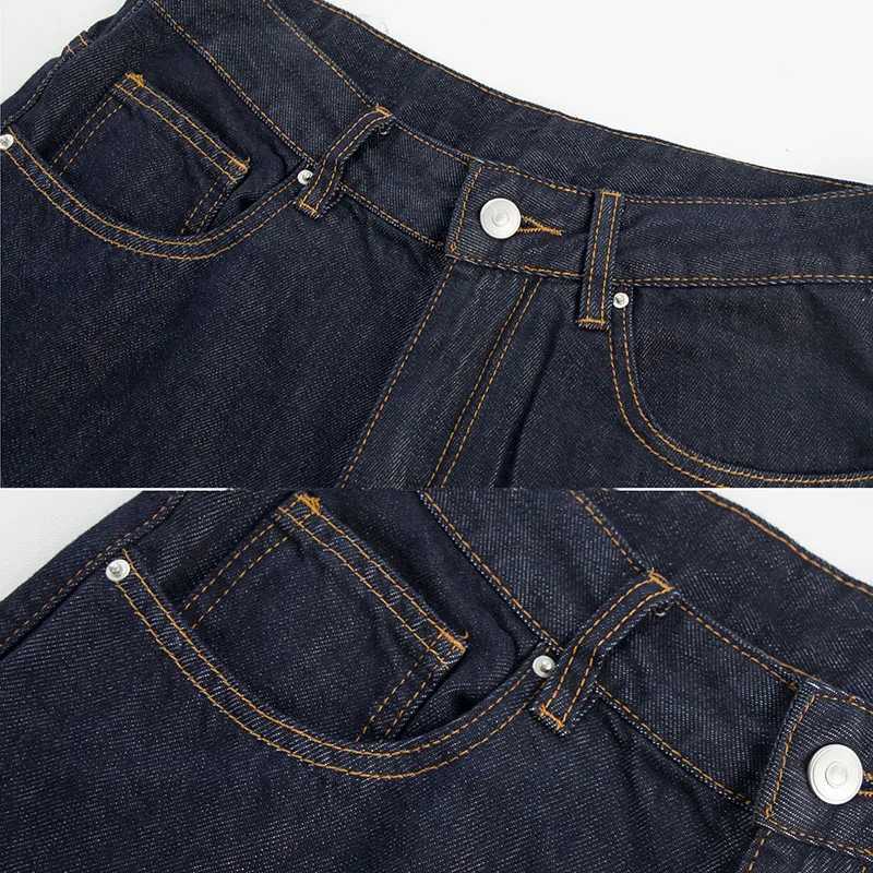 Korean Version New Denim Jeans Retro MenS Casual Pants High Street Wide Leg Pants Loose Straight Leg Pants D260320