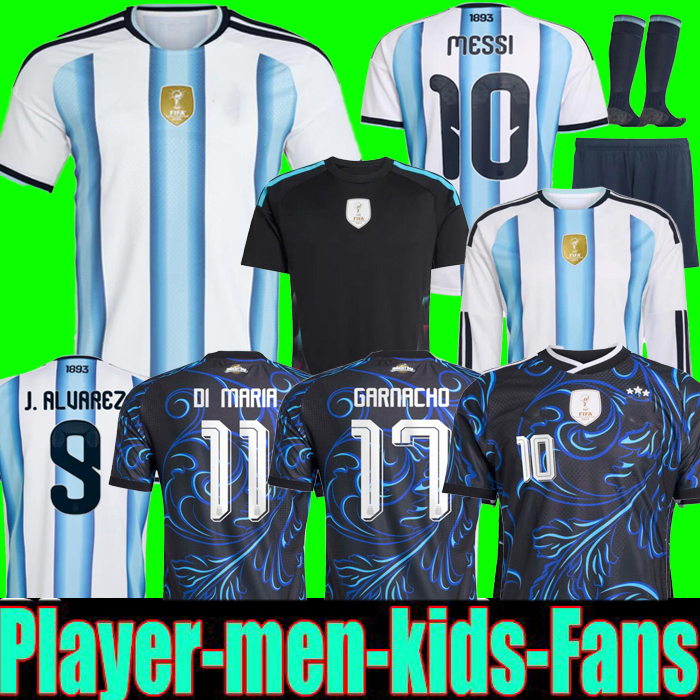2025 2026 27Argentinaes home away Je rsey J.ALVAREZ Soccer Jerseys DYBALA MARTINEZ MAC ALLISTER E.FERNANDEZ MARADONA men kids fans player Football Shirts 50th